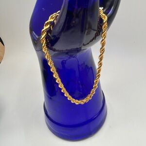 Vintage Elegant 14k Gold Twisted Bracelet